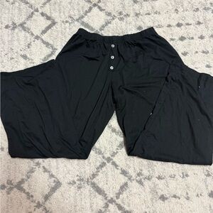 Chic Black Wide-Leg Women's Pants